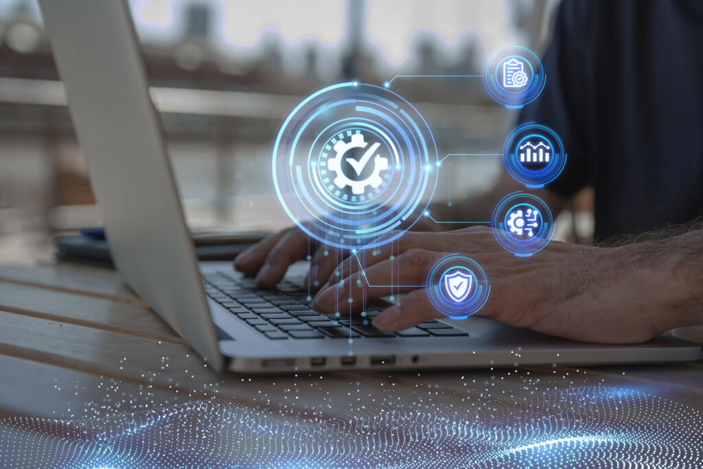 Cybersecurity lock for tech trends in data protection